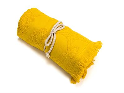 Sea Shore ПЛАЖНА ХАВЛИЯ Жакардов 80x150 cm Yellow.