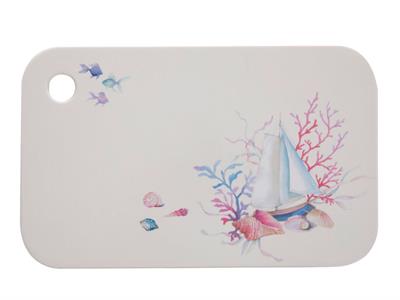 Sealife ДЪСКА ЗА РЯЗАНЕ Малка Меламин 26x16 cm Beige