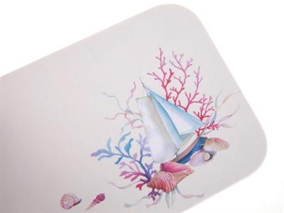 Sealife ДЪСКА ЗА РЯЗАНЕ Малка Меламин 26x16 cm Beige