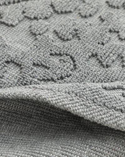 Seana Килим Памучен, Сиво, 110 X 110 Cm
