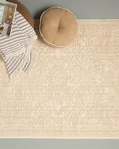 Seana Cotton Rug 120x180 cm Cream