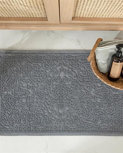 Seana Килим Памучен, Сиво, 50 X 80 Cm