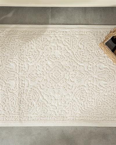 Seana Cottony Rug 60x100 cm White