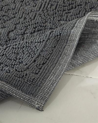 Seana Килим Памучен, Сиво, 60 X 100 Cm