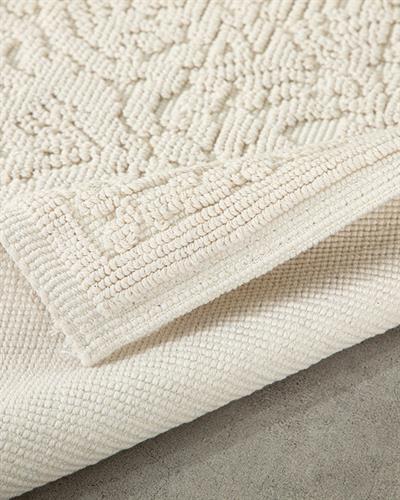 Seana Cottony Rug 60x100 cm White