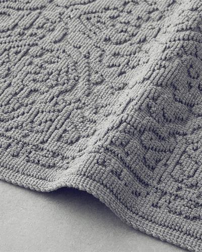 Seana Килим Памучен, Сиво, 60 X 100 Cm