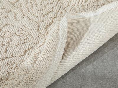 Seana Килим Памучен, Кремово, 60 X 90 Cm