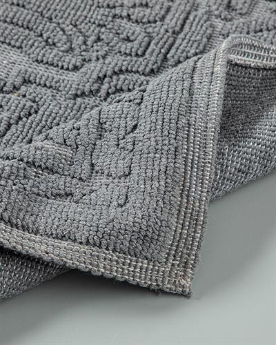 Seana Килим Памучен, Сиво, 80 X 150 Cm