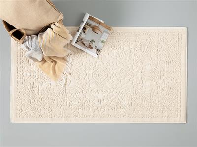 Seana Килим Памучен, Кремово, 80 X 300 Cm