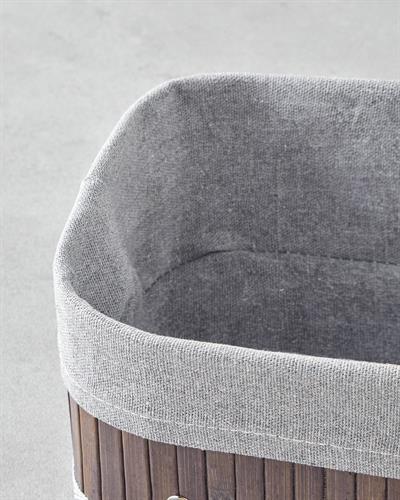 Selina Кошница Бамбук 20x15x10 cm Антрацит