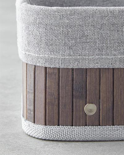 Selina Кошница Бамбук 20x15x10 cm Антрацит