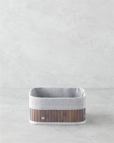 Selina Кошница Бамбук 20x15x10 cm Антрацит