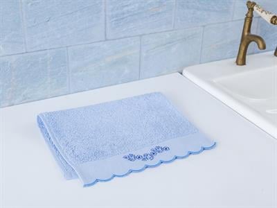 Selina ХАВЛИИ ЗА РЪЦЕ Бродирани 30x45 cm Light Blue