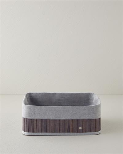 Selina Кошница Бамбук 32x22x12 см Антрацит