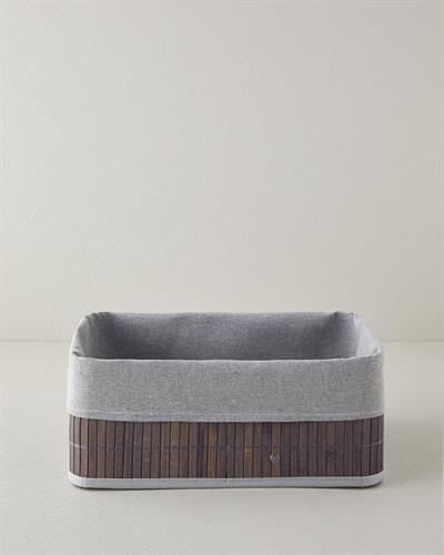 Selina Кошница Бамбук 36x26x14 cm Антрацит