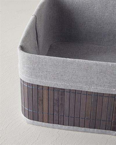 Selina Кошница Бамбук 40x30x16 см Антрацит