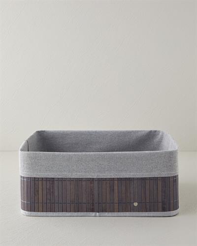 Selina Кошница Бамбук 40x30x16 см Антрацит