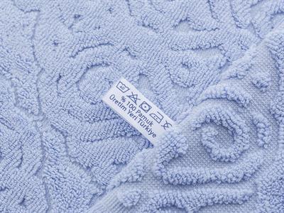 Selina ХАВЛИЯ ЗА КРАКА Жакардов 50x70 cm Light Blue