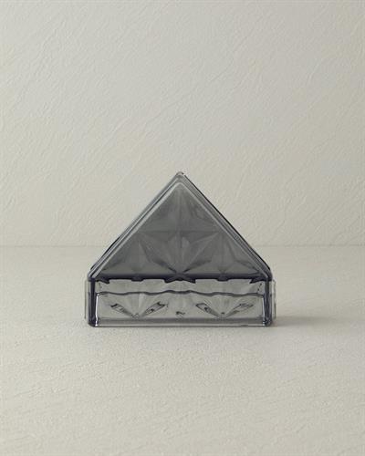 Senash Салфетник Стъкло 12,5x4,5x10 см Антрацит