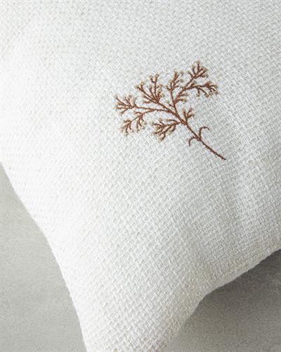 Serenita Декоративна Възглавница С бродерия 45x45 см Екрю