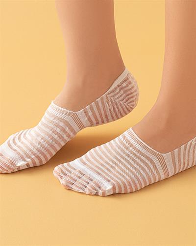 Serenity Cotton 2-set Women Ballet Socks 36-40 Black-White