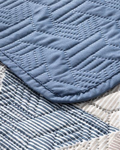 Severus Double Person Multi-Purposed Quilt 200x220 cm Blue