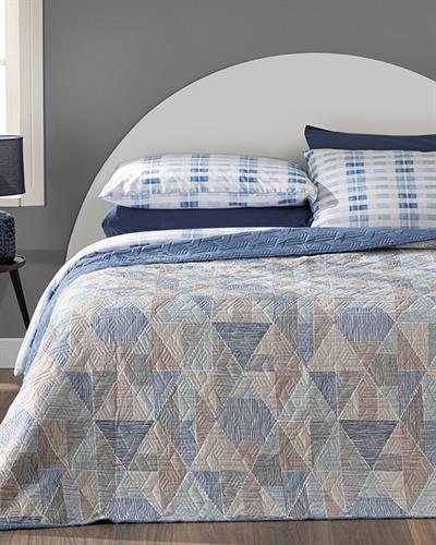 Severus Double Person Multi-Purposed Quilt 200x220 cm Blue