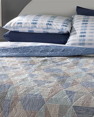 Severus Double Person Multi-Purposed Quilt 200x220 cm Blue