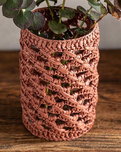 Sevilla Ваза Керемидено Червено, 9 X 9 X 15 Cm