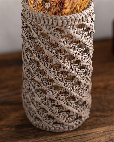 Sevilla Ваза Сиво, 9 X 9 X 20 Cm