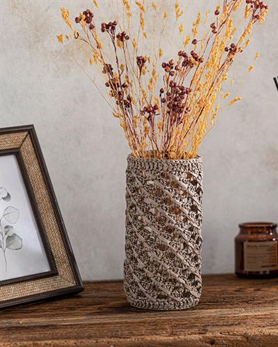 Sevilla Ваза Сиво, 9 X 9 X 20 Cm