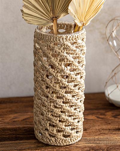 Sevilla Ваза Кремово, 9 X 9 X 23,5 Cm