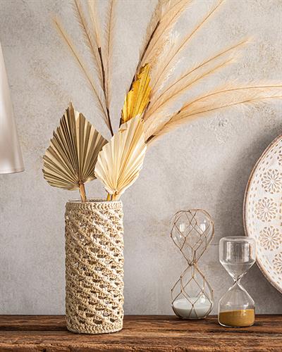 Sevilla Ваза Кремово, 9 X 9 X 23,5 Cm