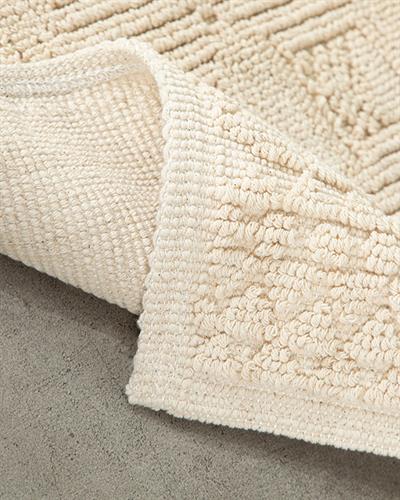 Shabby Cottony Rug 60x100 cm Cream