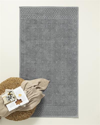Shabby Cottony Rug 80x150 cm Gray