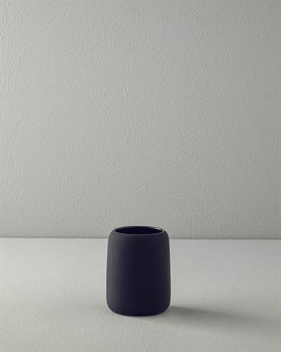 Shade Комплект За Баня 3 бр. Каменна керамика 8,6x16,7+8,5x11,2+11x3 см Черен