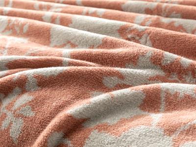 Shade Garden Одеяло Единичен Памучен 150x200 см Теракота - Бежов