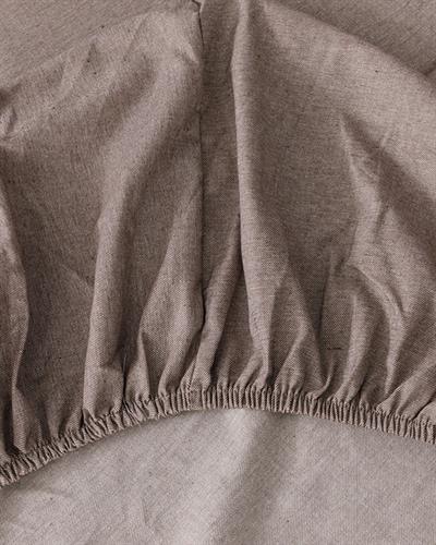 Sharp Спално Бельо Компле King Size, Twill Suit, Кафяво, 240 X 220 Cm