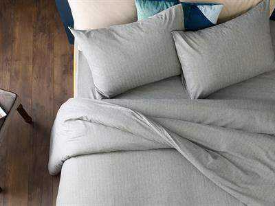 Sharp СПАЛНО БЕЛЬО КОМПЛЕ super king size Twill Suit 260x220 cm Gray