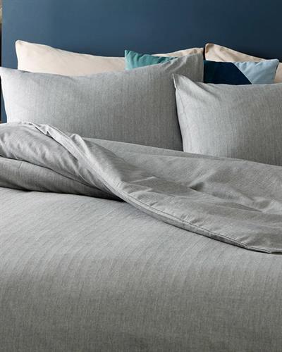 Sharp Спално Бельо Компле Единичен Размер, Twill Suit, Сиво, 160 X 220 Cm