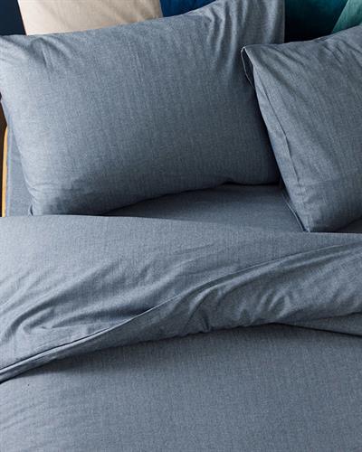 Sharp Спално Бельо Компле Единичен Размер, Twill Suit, Тъмно Синьо, 160 X 220 Cm