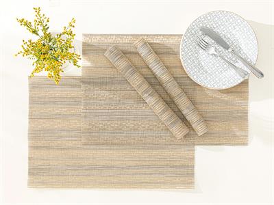 Shea АМЕРИКАНЗКИ СЕРВИЗ 4 Set ПВЦ 30x45 cm Dark Beige