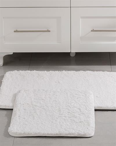 Sheep Комплект Постелки За Баня Полиестер 60x100 - 50x60 см Бял