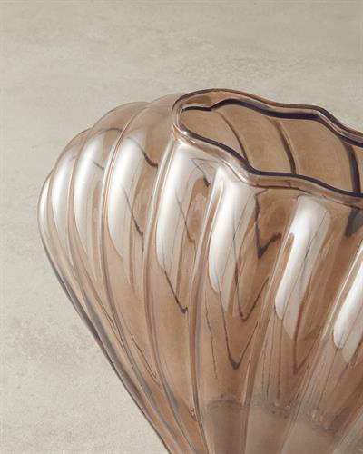 Shell Ваза 21 см Brown