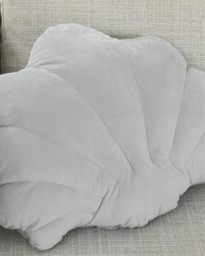 Shell Dekoratıf Kırlent Кадифе, Светло Сиво, 38 X 45 Cm