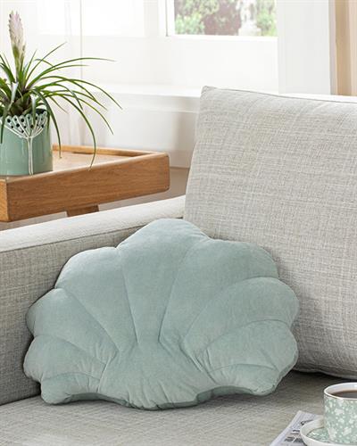 Shell Dekoratıf Kırlent Кадифе, Морско Зелено, 38 X 45 Cm