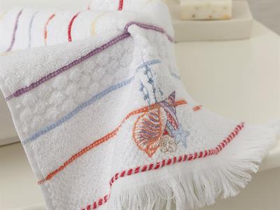 Shelly ХАВЛИИ ЗА РЪЦЕ Бродирани 30x45 cm White