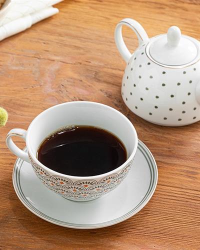 Shelly Porcelain Pot Set 480 ml+350 ml Green