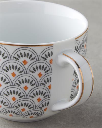 Shelly Чаша Порцелан, Зелено, 515 Ml