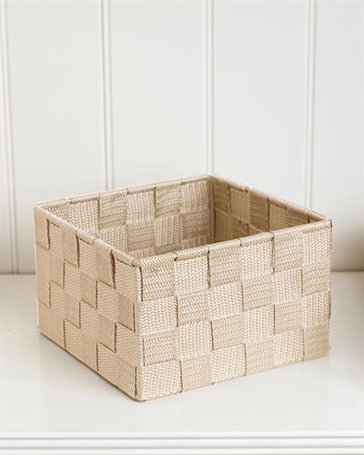 Shine Кошница Полипропилен, Бежово, 16 X 16 X 9,5 Cm